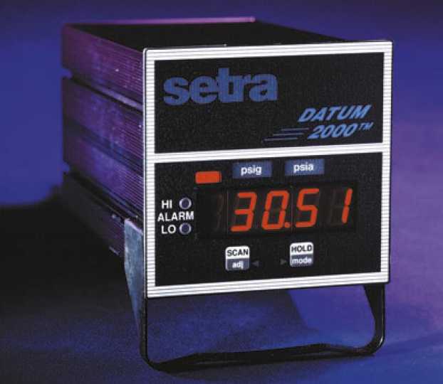 Setra Systems, Inc. - Datum 2000(Dual Channel Meter